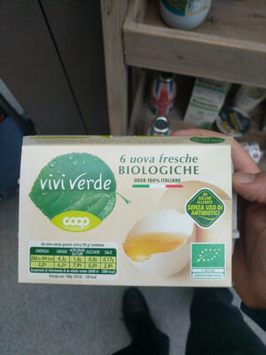 6 uova fresche biologiche